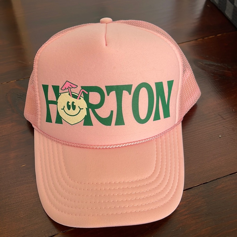 Krista Horton - Horton Rum Baby Pink Trucker hat